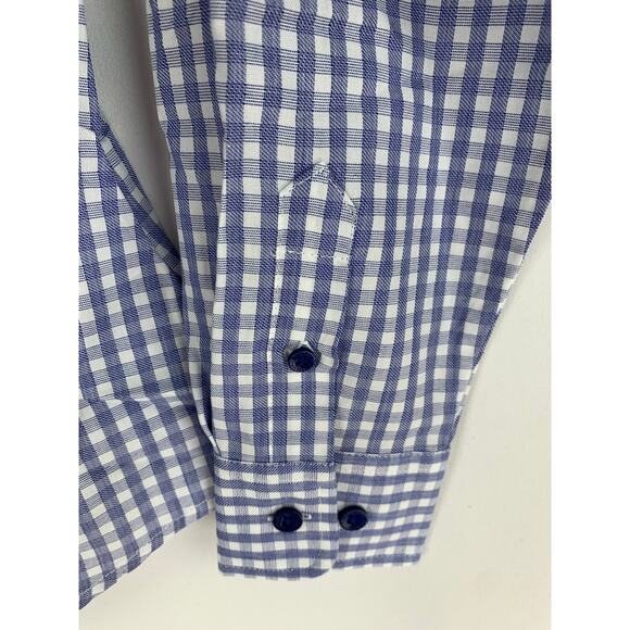 Antigua Golden State Warriors Womens Small Button-Up Long Sleeve Shirt Blue New - Picture 8 of 9